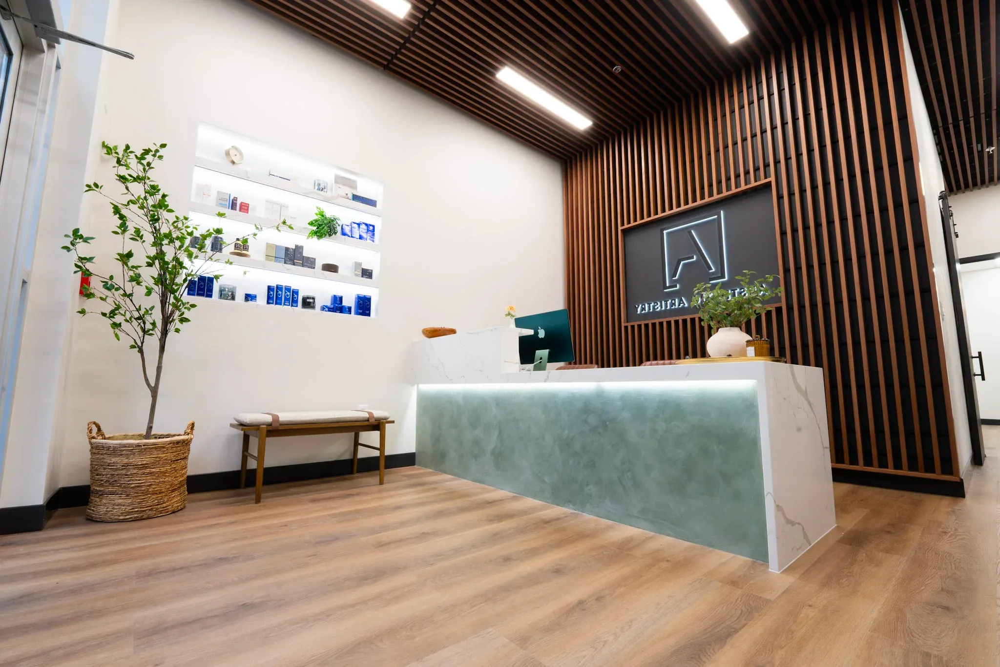 Aesthetic Artistry Laser Center clinic lobby